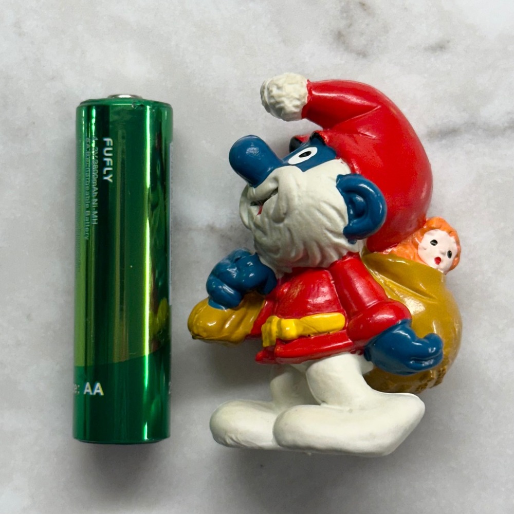 Set of 7 Vintage 70s-80s Smurf Figurines Peyo Schleich Holidays/Special Events - Picture 15 of 15